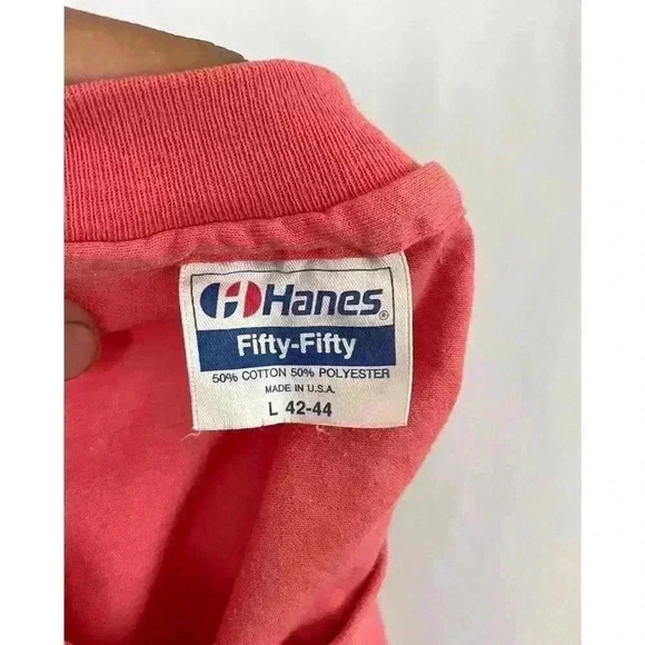 VTG Southwest Design 80's T-Shirt LARGE Wolf Moon Abstract Adult Short Sleeve - Picture 3 of 8